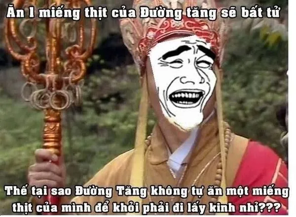 meme đường tăng cười 