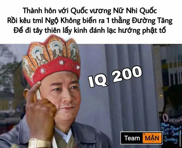 meme đường tăng iq 200 