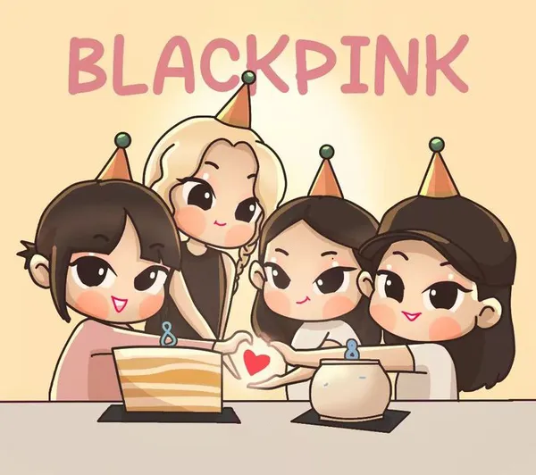 ảnh chibi của Black Pink