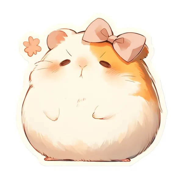 ảnh chuột Hamster chibi cute