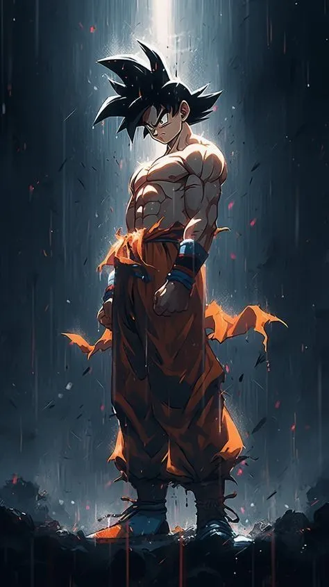 ảnh goku cực ngầu 6 múi 