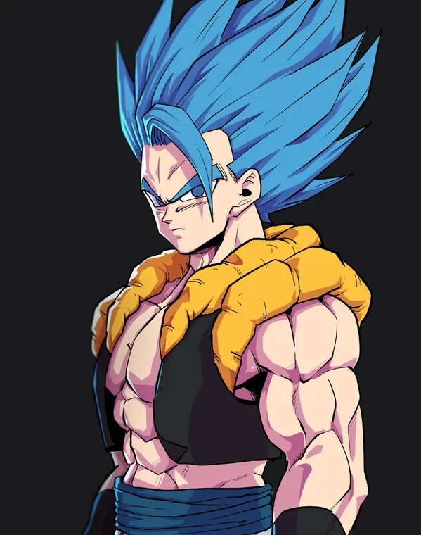 ảnh ngầu goku tóc xanh 