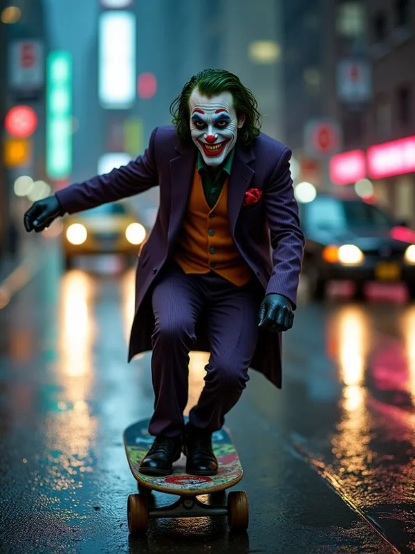 ảnh joker ngầu lướt ván 