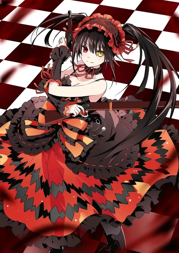 Hình ảnh anime Kurumi Tokisaki chất lượng cao.