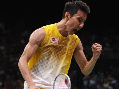 ảnh lee chong wei ngầu dành chiến thắng 