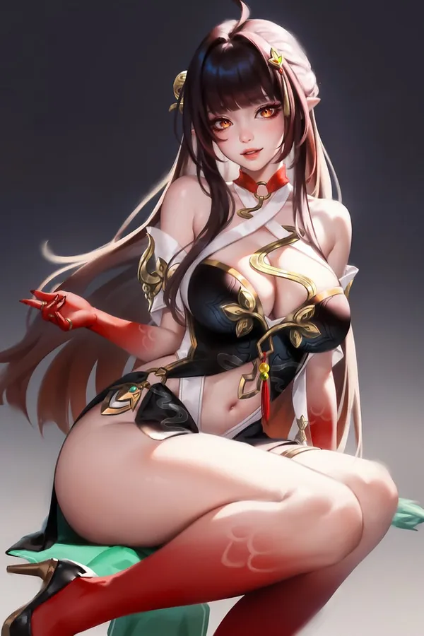 ảnh Lingsha hentai quyến rũ