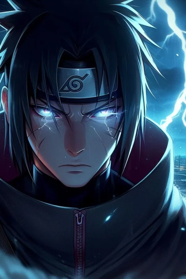 ảnh sasuke ngầu ánh mắt lạnh lùng 