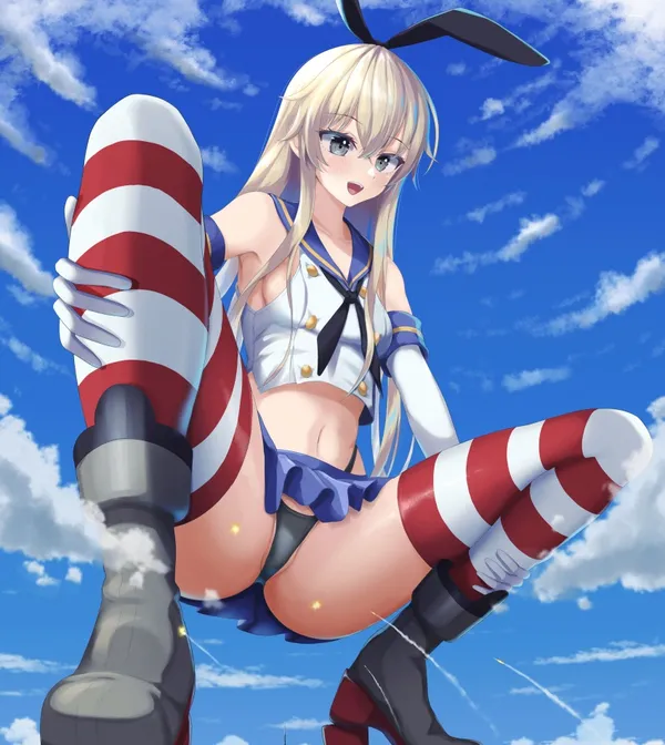 Shimakaze anime nứng lồn đầy sức hút