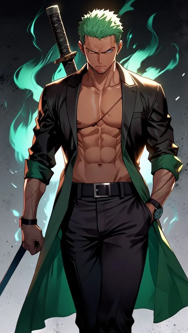 ảnh zoro ngầu 3d