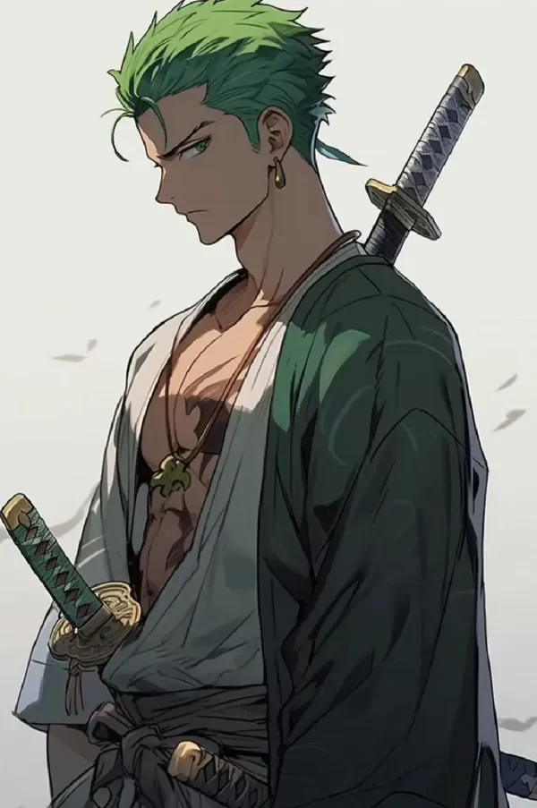 ảnh zoro ngầu suy tư 