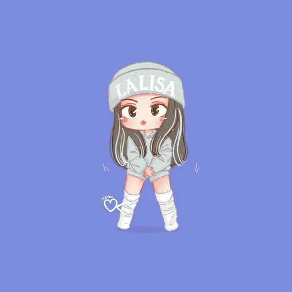 Black Pink chibi Lisa