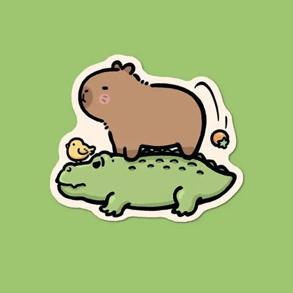 capybara chilling