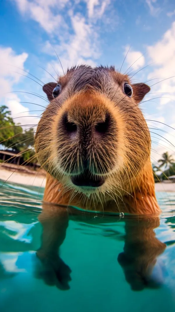 Capybara dễ thương cute