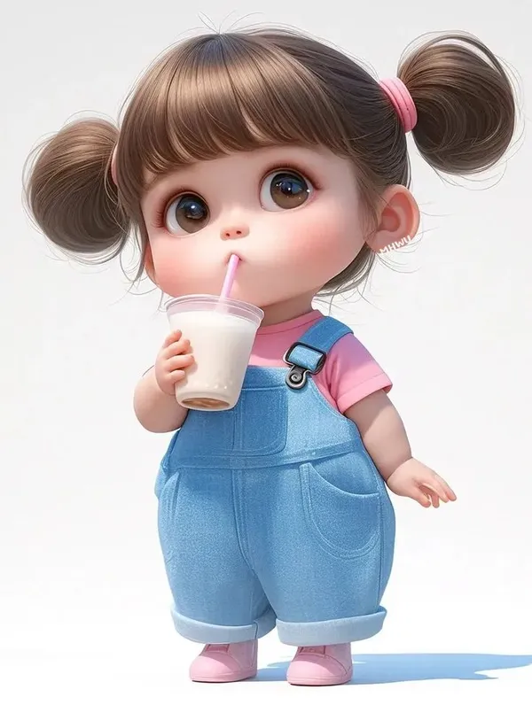 chibi em bé gái xinh xắn