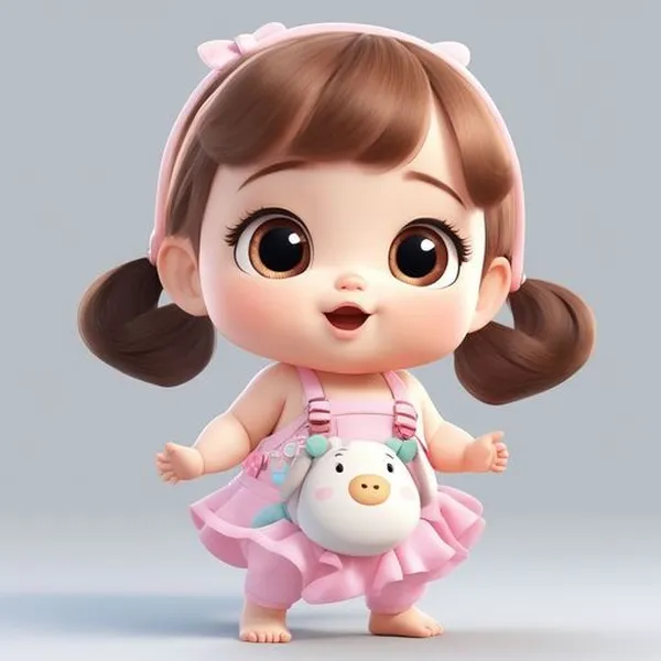 chibi em bé gái cực đáng yêu