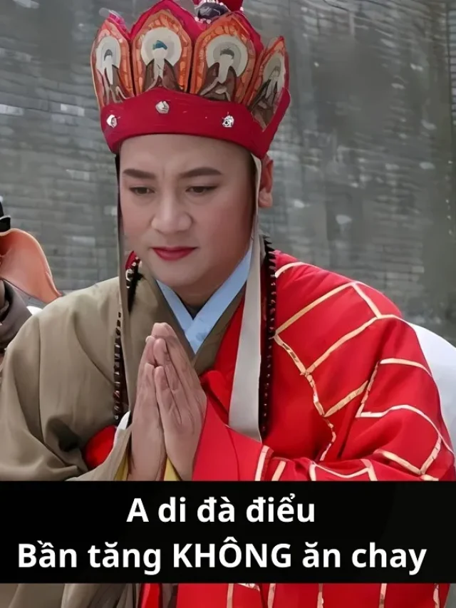 Cười té ghế với top 55+ meme Đường Tăng bá đạo nhất