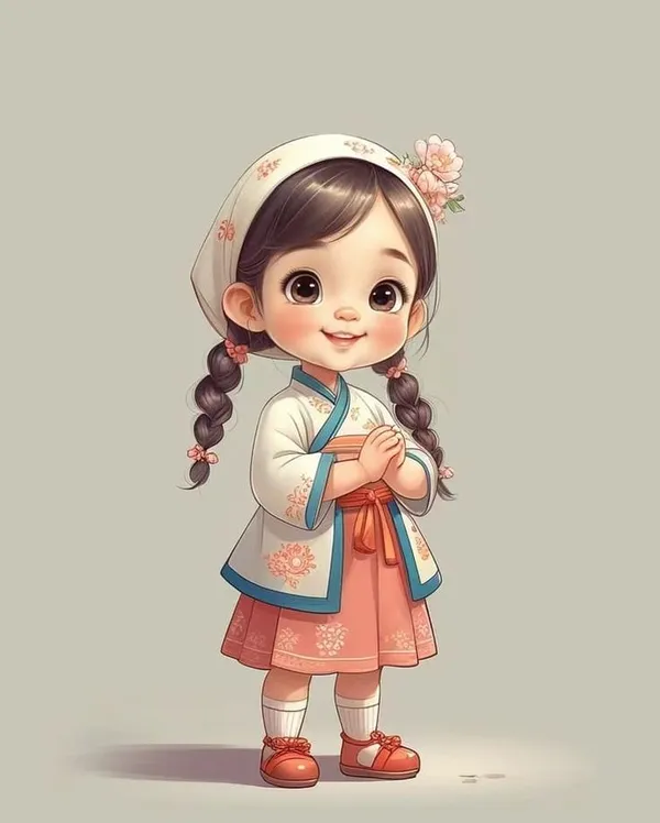 em bé chibi dễ thương