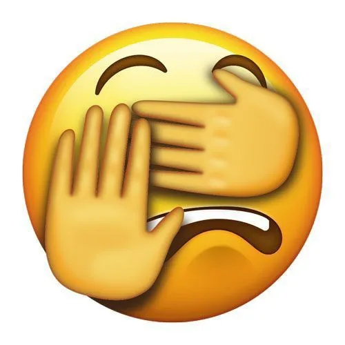 emoji meme từ chối 