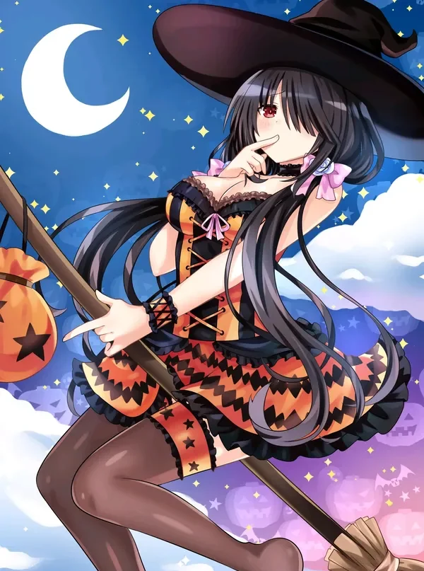 Ảnh anime Kurumi Tokisaki đầy ấn tượng.