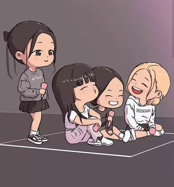 hình ảnh Black Pink chibi