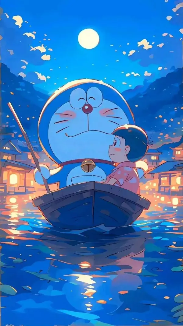 hình ảnh doremon ngầu và nobita