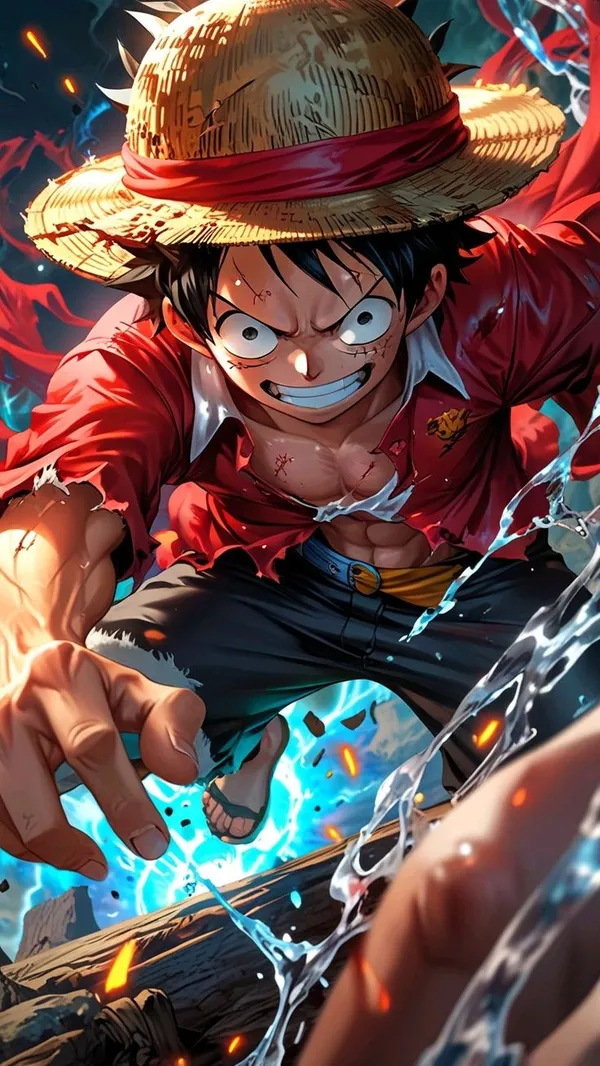 ảnh luffy ngầu gear 5