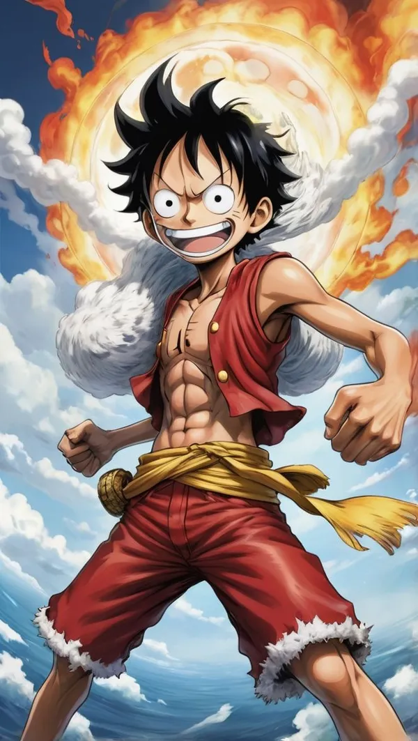 ảnh luffy ngầu 3d