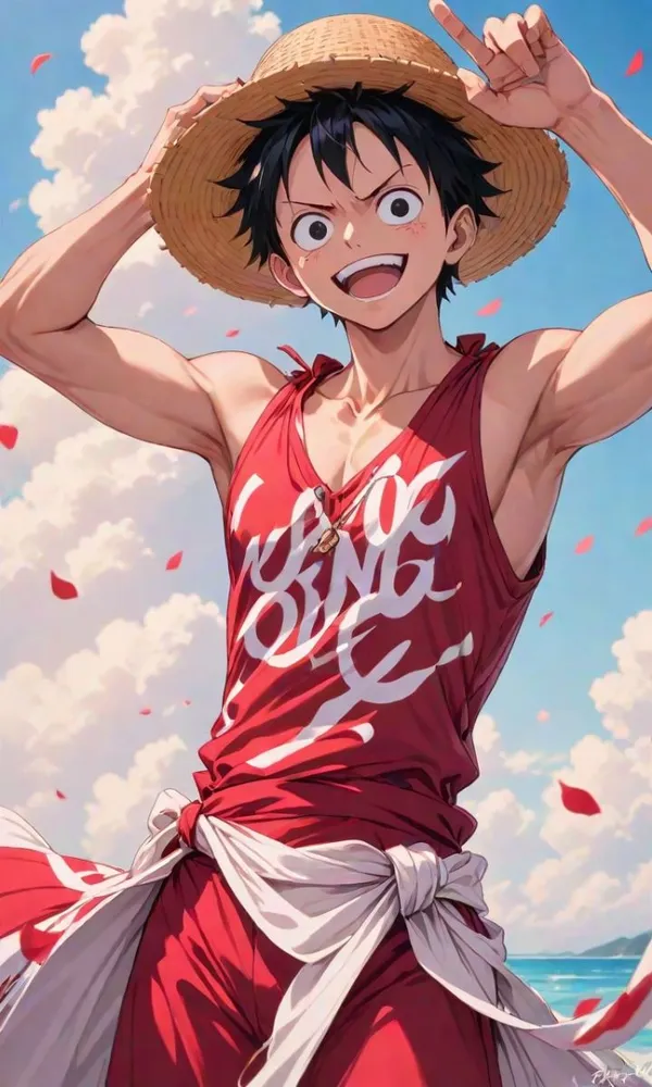 ảnh luffy ngầu ở wano