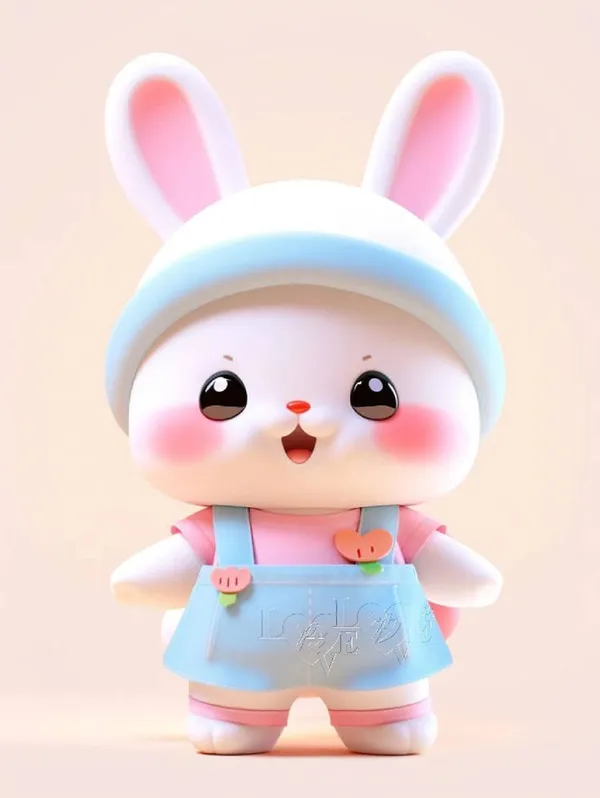 hình ảnh thỏ chibi cute