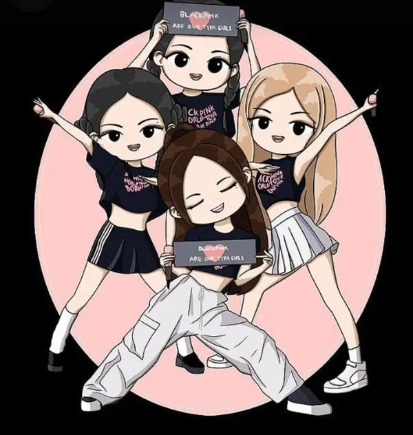 hình Black Pink chibi