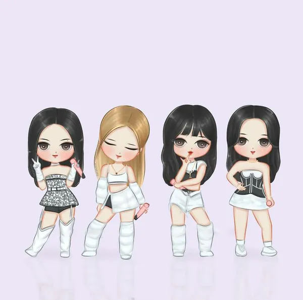 Hình chibi Black Pink