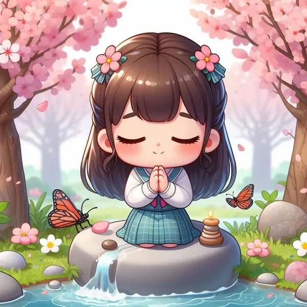 hình em bé chibi cute