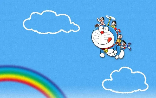 hình nền máy tính doraemon