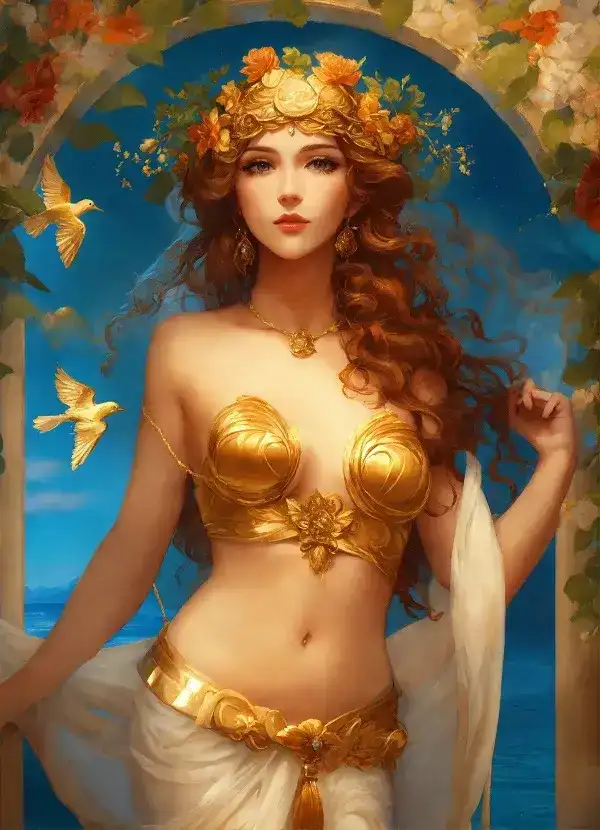 Hình nền nữ thần Aphrodite kiêu sa