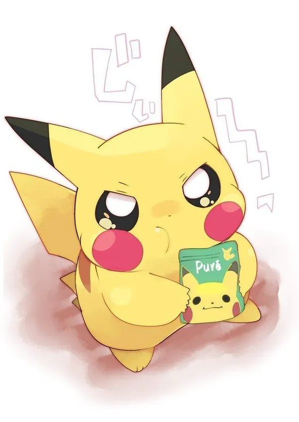 pikachu chibi cute đáng yêu