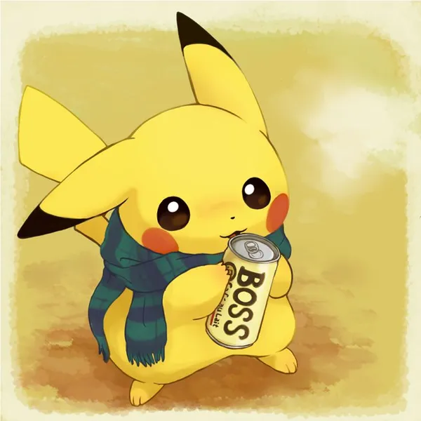 hình pikachu chibi xinh xắn