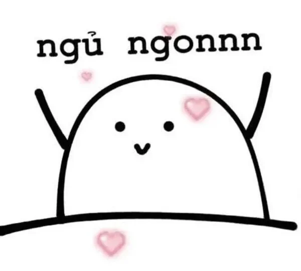 meme ngủ ngon người que 