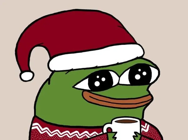  meme pepe noel 