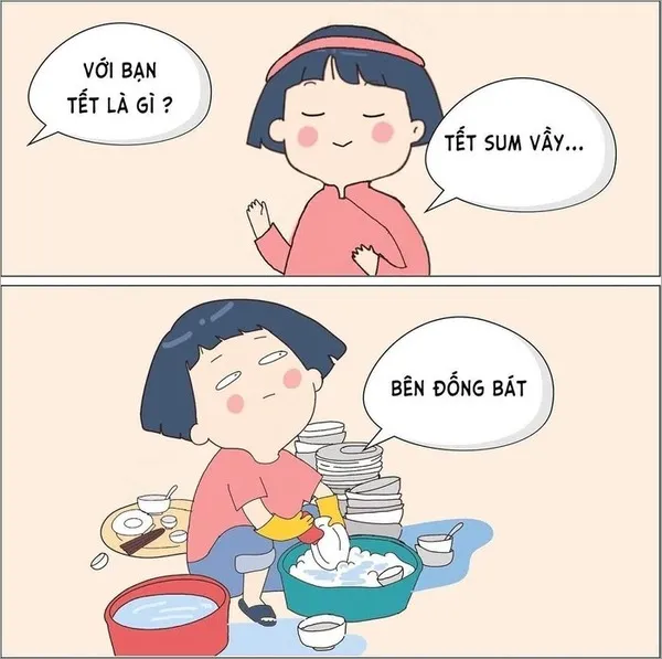 meme tết 