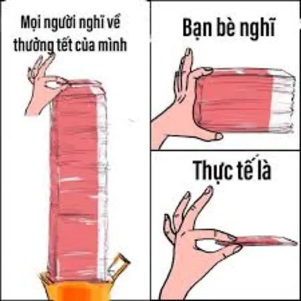 meme tết vui vẻ