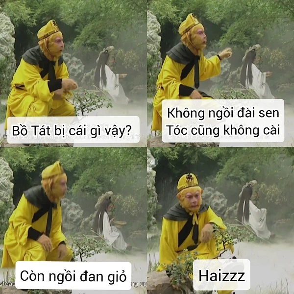 Meme Tôn Ngộ Không độc lạ, vui nhộn