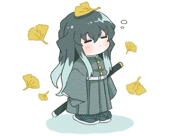 Muichiro Tokito cute trong tạo hình chibi.