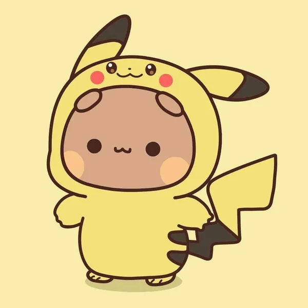 pikachu chibi cute dễ thương