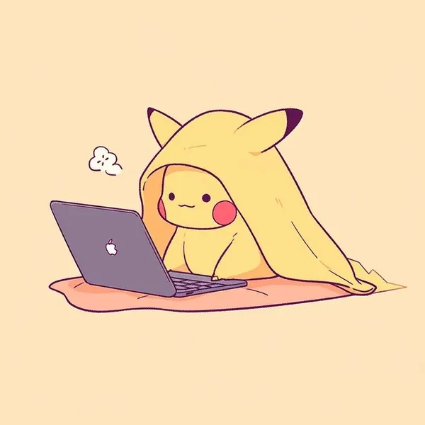 pikachu chibi dễ thương