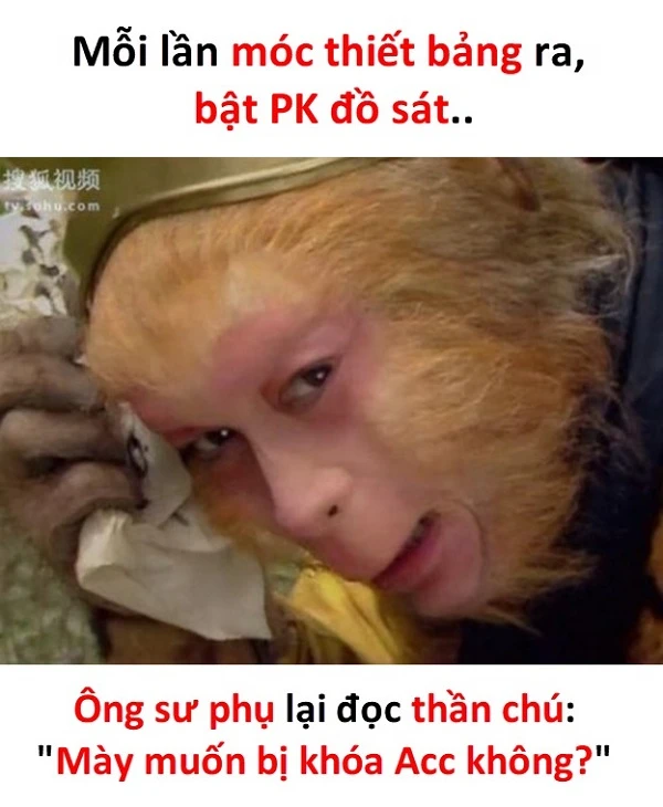 Tôn Ngộ Không meme phiên bản hài hước