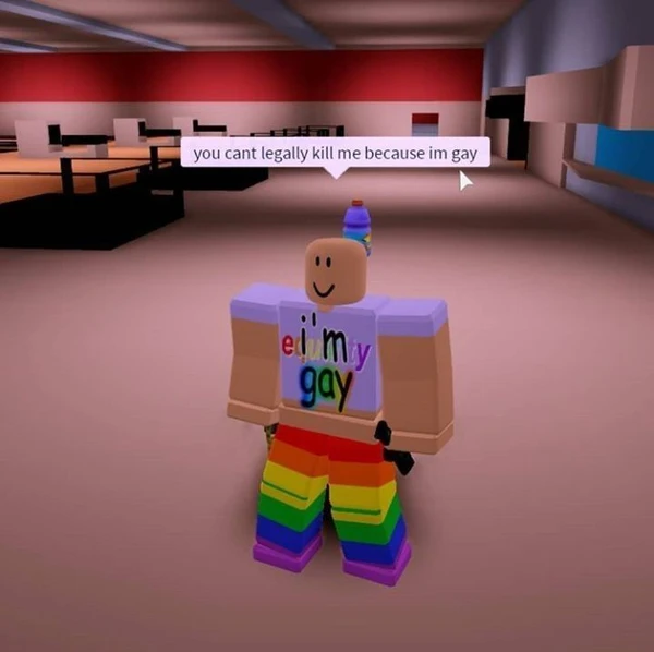 Biểu cảm khó đỡ trong roblox meme