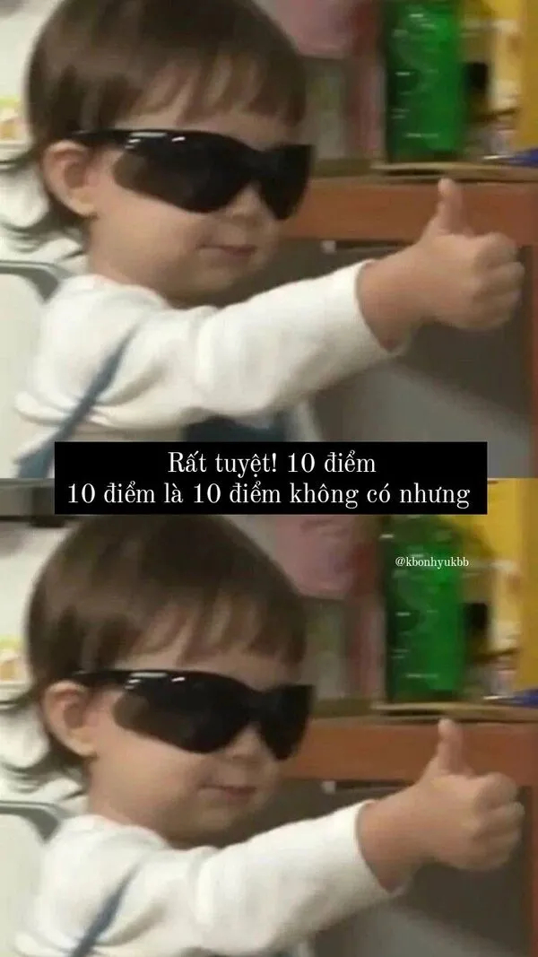 meme 10 điểm cực cool 