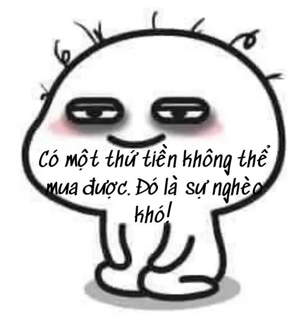 meme hết tiền hài hước 