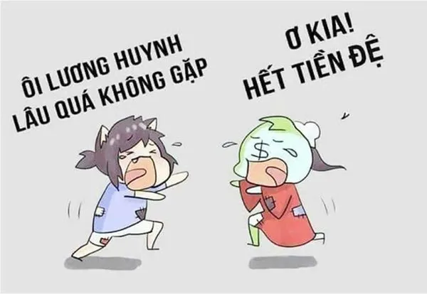 meme hết tiền chế 