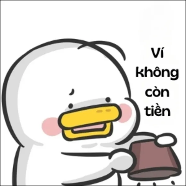 meme hết tiền chú vịt 